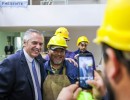 El presidente recorrió las obras del primer edificio propio de la Universidad Nacional de las Artes en el barrio de La Boca