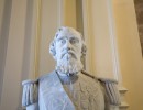 A 118 años del fallecimiento de Bartolomé Mitre: El busto presidencial que tiene un orificio en su frente