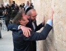 President Javier Milei visits the Wailing Wall in Jerusalem