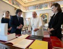 El Presidente Milei mantuvo una reunión con el Papa Francisco