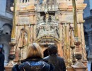 El presidente Javier Milei visitó la Iglesia del Santo Sepulcro