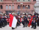 Historic Changing of the Guard with the Regiments of Grenadiers, Patricios and General Iriarte in Plaza de Mayo