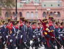 Historic Changing of the Guard with the Regiments of Grenadiers, Patricios and General Iriarte in Plaza de Mayo