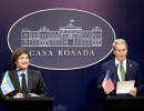 Declaración conjunta del Presidente Javier Milei y el Secretario del Tesoro de los Estados Unidos, Scott Bessent, en Casa Rosada