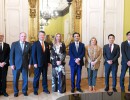 La Secretaria General de la Presidencia, Karina Milei, se reunió con autoridades de Hitachi Construction Machinery y de PromArgentina