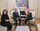 Karina Milei se reunió con el Embajador estadounidense en Argentina, Peter Lamelas