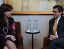 La Presidenta con el titular del BID