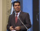 Declaraciones del jefe de Gabinete, en Casa Rosada.