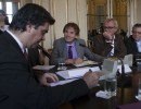 El jefe de Gabinete se reunió con referentes de la Internacional de la Educación, en Casa Rosada