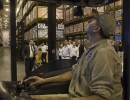 El Jefe de Gabinete visitó obras públicas y la planta de Sancor en la ciudad de Sunchales