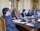 Jorge Capitanich con directivos de Edenor y Edesur
