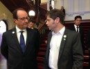 Kicillof y Hollande en Brisbane.