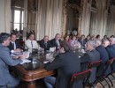 El Jefe de Gabinete recibió a la Federación de Agrimensores