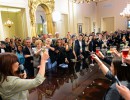 La Jefa de Estado brinda junto a los legisladores del Frente para la Victoria en Casa de Gobierno