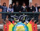 El Vicepresidente de la Nación en la asunción del Presidente de Bolivia