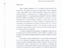 Carta del titular de la Secretaría de Inteligencia al juez Lijo