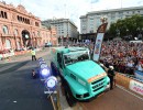 Largada simbólica del Dakar 2015 en Plaza de Mayo