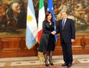 La Presidenta se reunió con Silvio Berlusconi