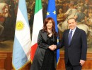 La Presidenta se reunió con Silvio Berlusconi