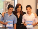 Hoy hay argentinos que tienen más derechos que ayer, afirmó la Presidenta en Casa Rosada
