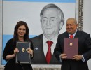 La Presidenta se reunió con su par de Venezuela, Hugo Chávez 