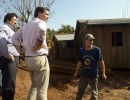 Capitanich sobrevoló las zonas afectadas por las crecidas en Misiones
