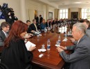 Representantes de la Mediana Empresa, con la Presidenta, en Olivos