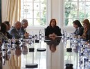 Representantes de la Mediana Empresa, con la Presidenta, en Olivos