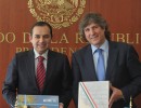 El vicepresidente Amado Boudou se reunió con legisladores y empresarios mexicanos