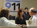 La Presidenta inauguró el nuevo Centro de Comando y Control de servicios de emergencia 911