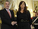 La Presidenta recibió a su par de Austria, Heinz Fischer, en Casa de Gobierno