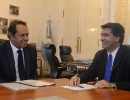 El Jefe de Gabinete recibió al Gobernador bonaerense