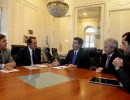 El Jefe de Gabinete recibió al Gobernador bonaerense