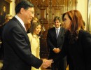 La jefa de Estado recibió a autoridades del Banco Comercial e Industrial de China