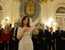 La Presidenta tomó juramento a la nueva ministra de Seguridad y al nuevo titular de la SEDRONAR