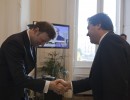 El Jefe de Gabinete recibió a directivos del Grupo Knauf