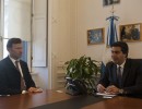 El Jefe de Gabinete recibió a directivos del Grupo Knauf
