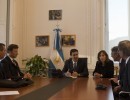 El Jefe de Gabinete recibió a directivos del Grupo Knauf