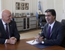 El jefe de Gabinete mantuvo una positiva reunión con el gobernador de Santa Fe 