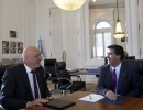 El jefe de Gabinete mantuvo una positiva reunión con el gobernador de Santa Fe 