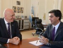 El jefe de Gabinete mantuvo una positiva reunión con el gobernador de Santa Fe 