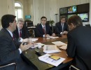 El Jefe de Gabinete recibió a exportadores de cereales