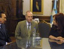 La Presidenta dialogó sobre obras energéticas con funcionarios brasileños
