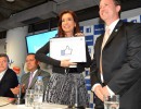 “La tecnología está cambiando el mundo”, afirmó la Presidenta al inaugurar las oficinas de Facebook en Argentina