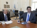 El jefe de Gabinete recibió a integrantes de diversas cámaras empresariales en Casa Rosada