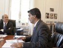 El jefe de Gabinete recibió a integrantes de diversas cámaras empresariales en Casa Rosada
