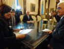 La Presidenta recibió en audiencia al canciller de la India