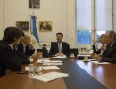 El jefe de Gabinete se reunió con el canciller Héctor Timerman y la ministra de Industria
