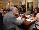 La Jefa de Estado encabezó la firma de adjudicación del Gasoducto Cordillerano