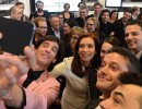 Cristina Fernández despidió a la delegación argentina que participará del Festival de Cannes